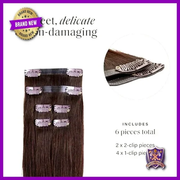 Human Hair Extensions Seamless Wefts Natural Volume Thinning Hair Fill-Ins